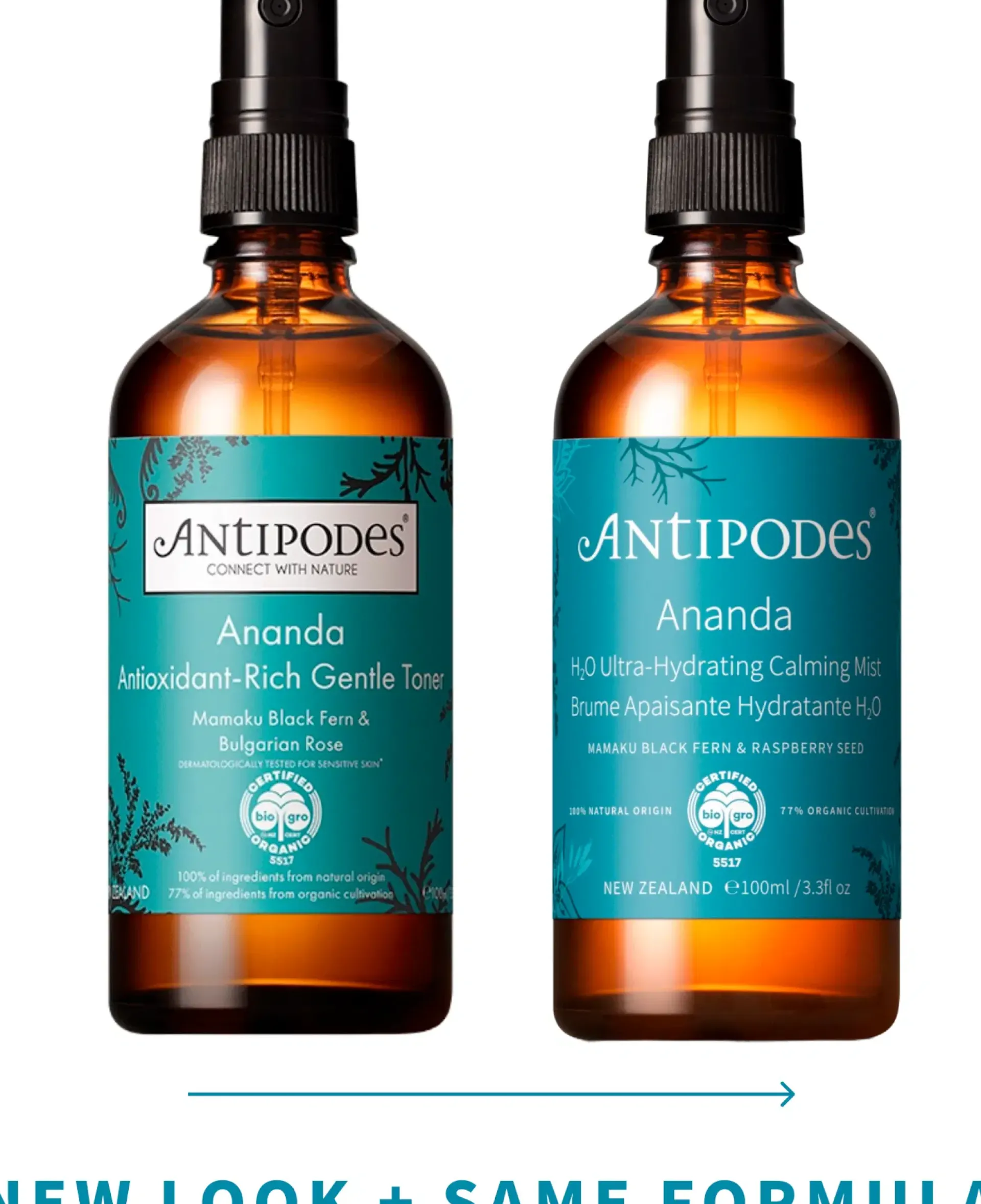Antipodes Kasvojenhoito<Ananda H2O Ultra-Hydrating Calming Mist kasvovesi 100 ml