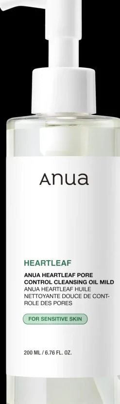 Anua Korealainen Ihonhoito|Kasvojenhoito<heartleaf pore cleansing oil 200ml