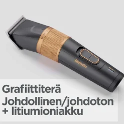 BaByliss Hiusten Muotoilulaitteet<hiustenleikkuukone Graphite Precision