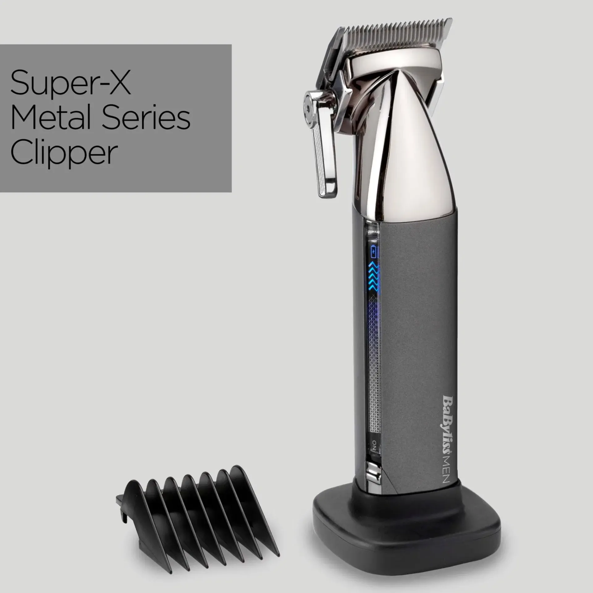 BaByliss Hiusten Muotoilulaitteet<hiustenleikkuukone Super X Metal Chrome