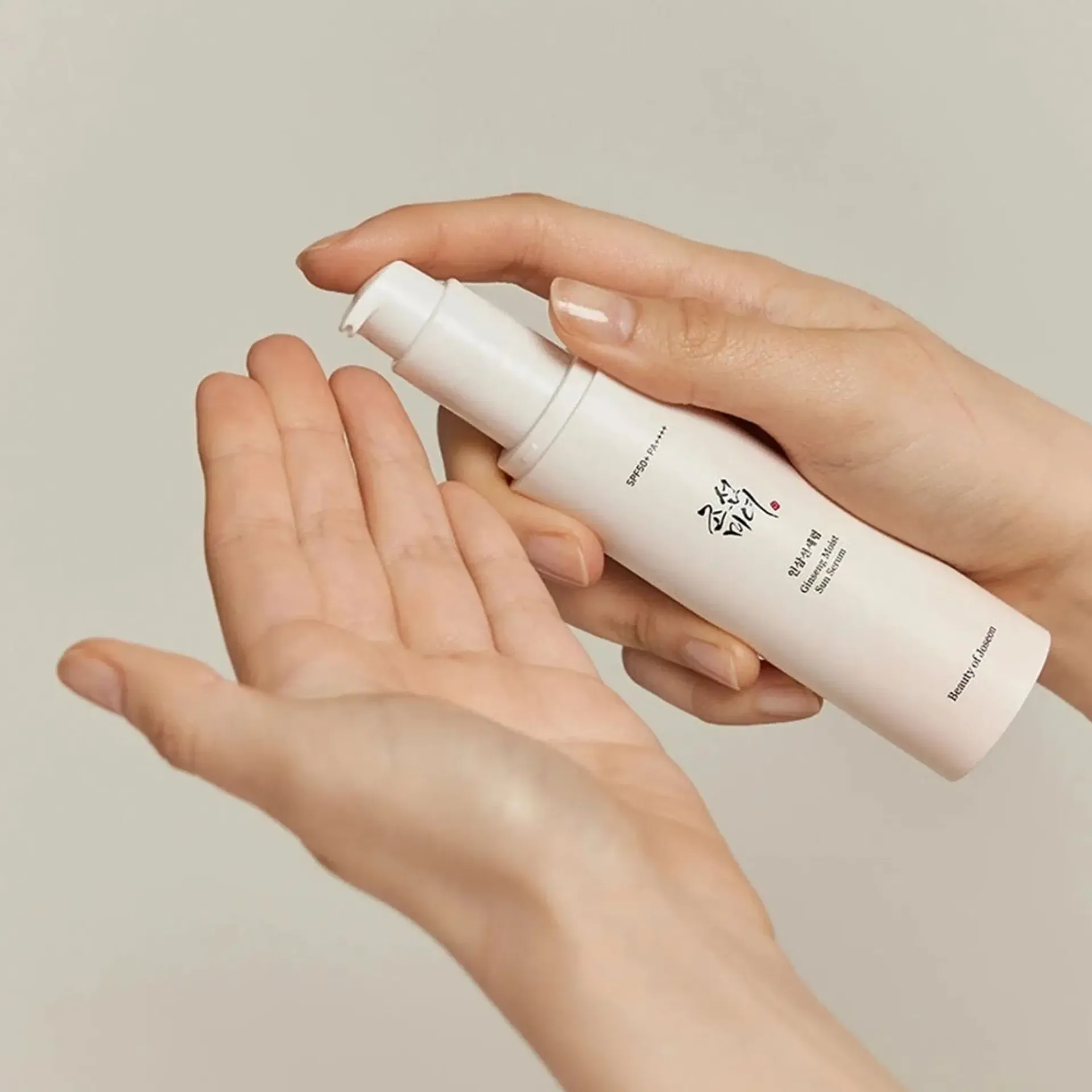 Beauty of Joseon Korealainen Ihonhoito|Ihonhoidon Tehoaineet<Ginseng Moist Sun Serum aurinkovoide 50 ml