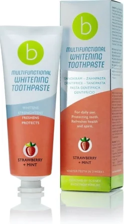 Beconfident Suuhygienia|Suuhygienia<hammastahna Mansikka Minttu 75ml