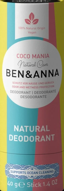 Ben u0026 Anna Vartalonhoito<Ben & Anna Deodorantti Coco Mania 40 g