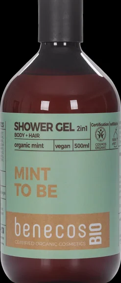 Benecos Ihonhoito|Vartalonhoito<BIO luomu minttu suihkugeeli 2in1 500 ml