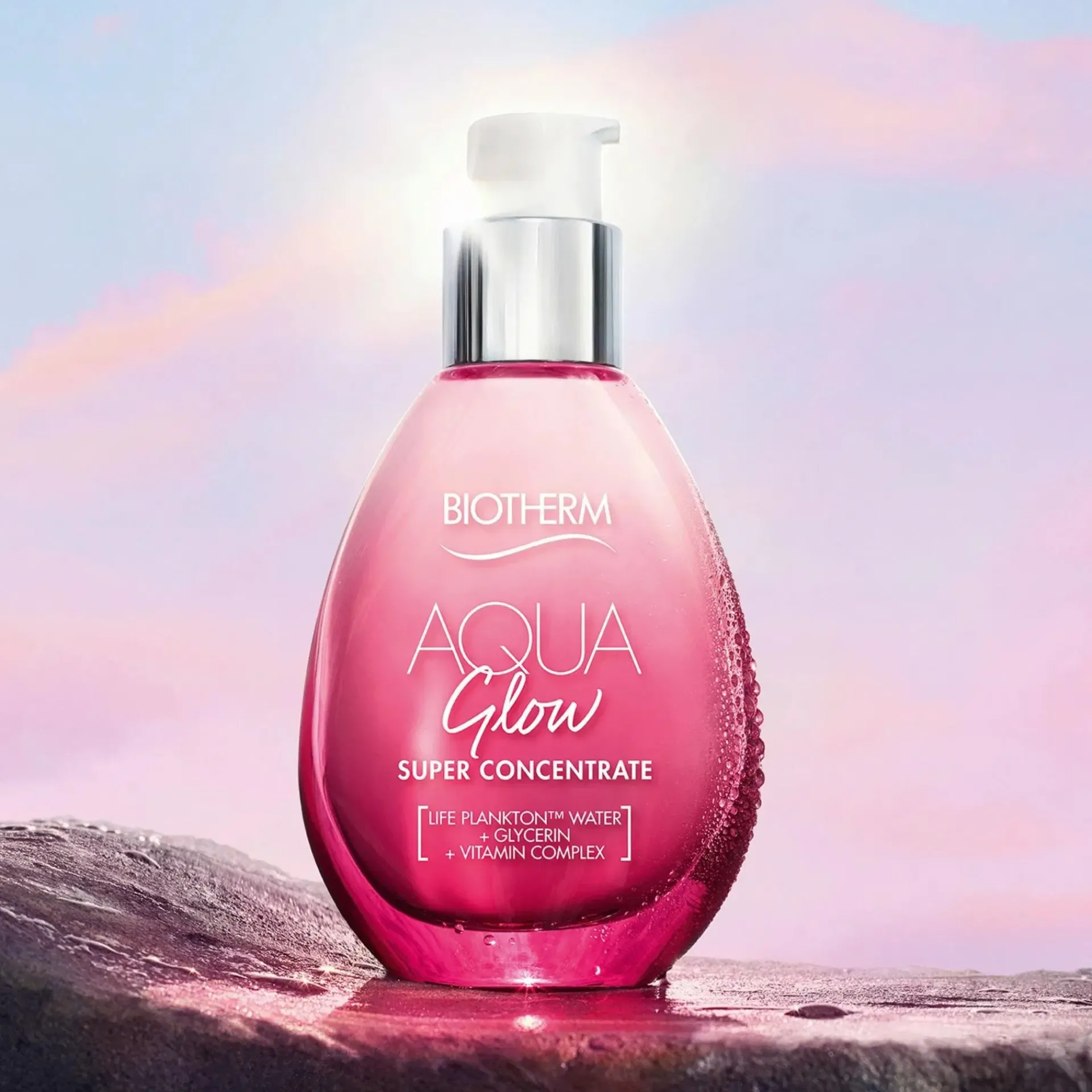 Biotherm Kasvojenhoito<Aqua Glow Moisturizing Super Concentrate emulsio 50 ml