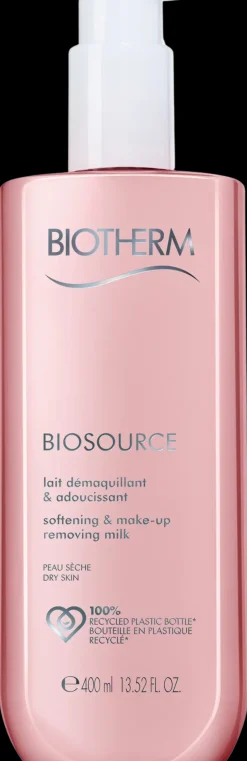Biotherm Kasvojenhoito<Biosource Cleansing Milk Dry Skin puhdistusmaito 400 ml