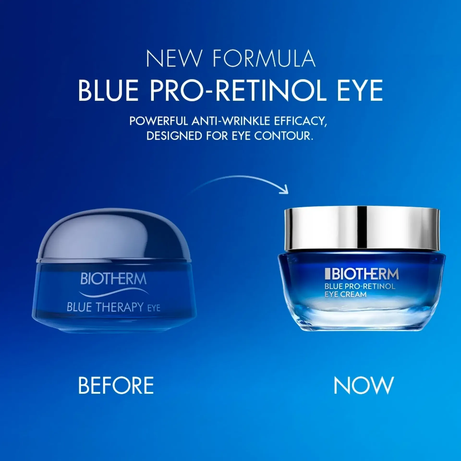 Biotherm Ihonhoidon Tehoaineet|Kasvojenhoito<Blue Pro-Retinol Moisturizing Eye Cream silmänympärysvoide 15 ml