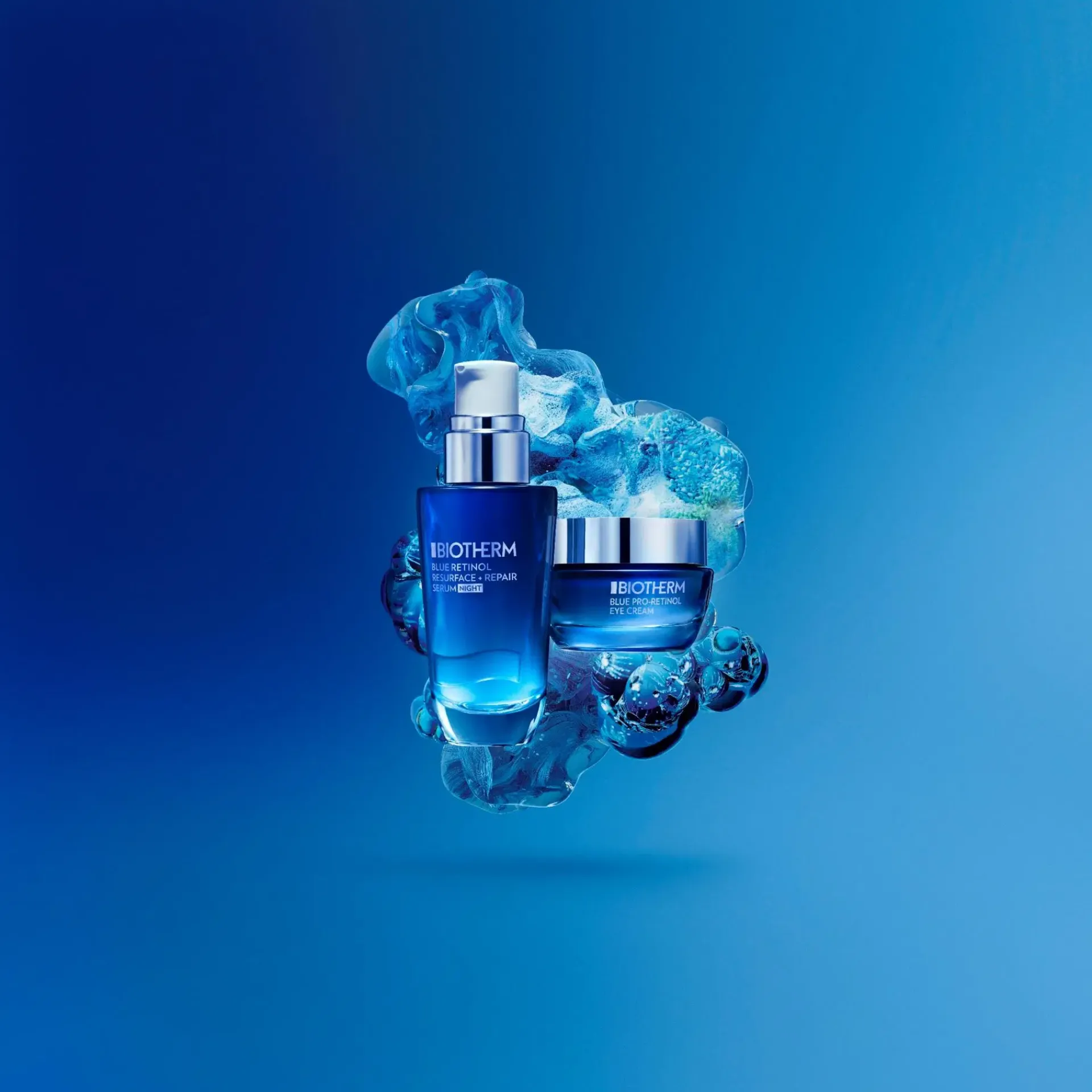 Biotherm Ihonhoidon Tehoaineet|Kasvojenhoito<Blue Pro-Retinol Moisturizing Eye Cream silmänympärysvoide 15 ml