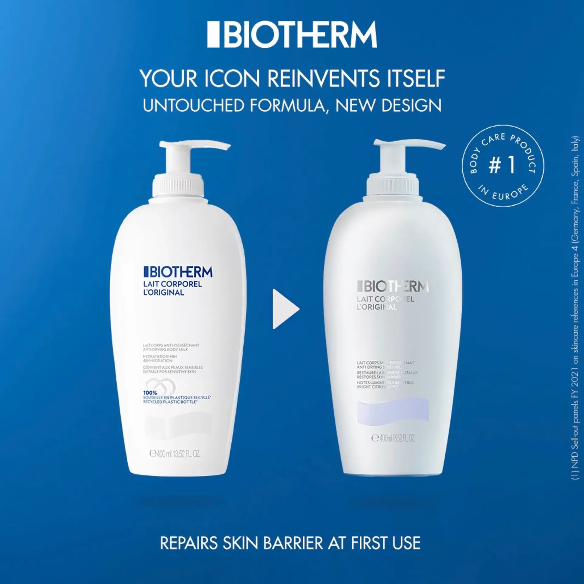 Biotherm Vartalonhoito<Lait Corporel Moisturizing Body Lotion vartaloemulsio 400 ml