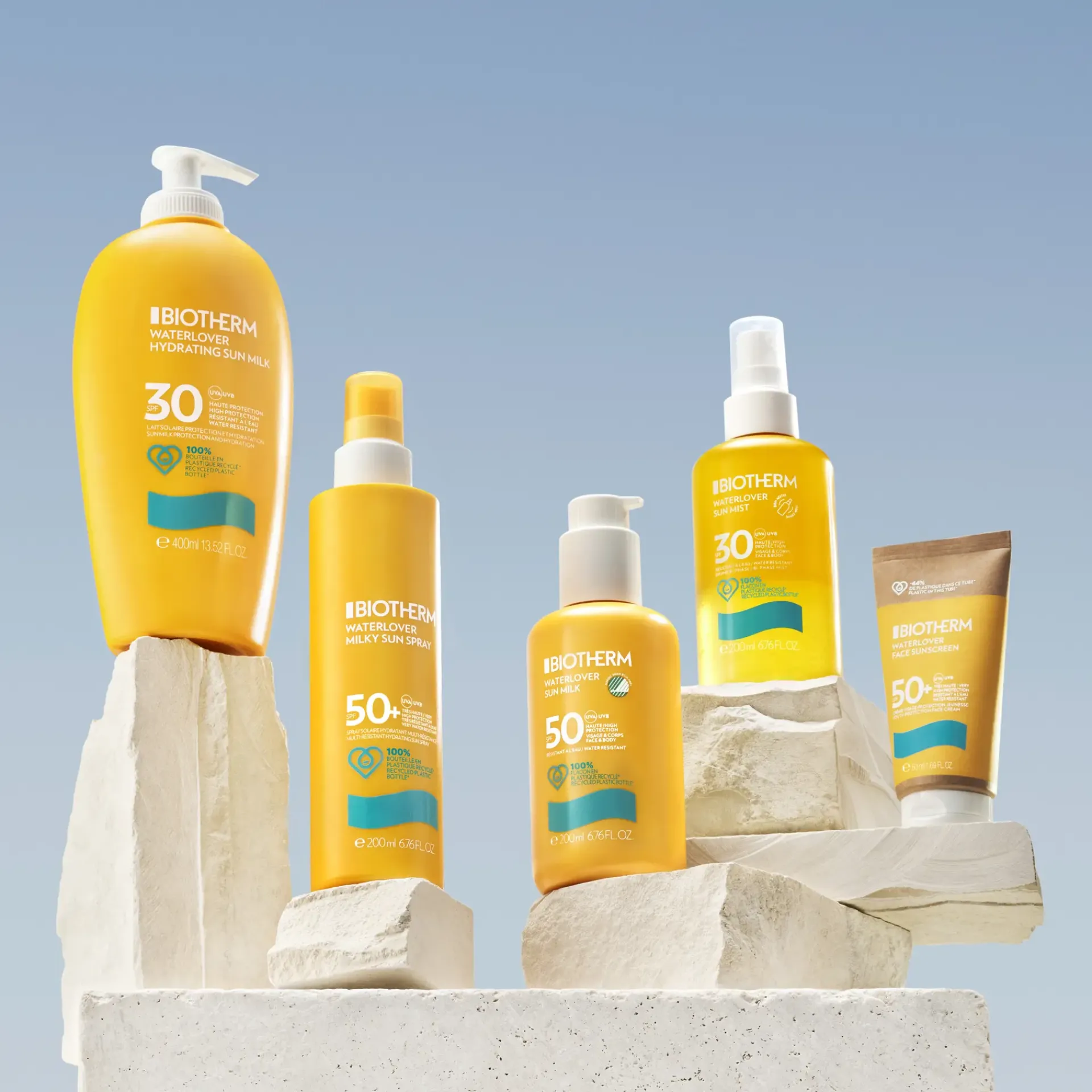 Biotherm Aurinkotuotteet<Waterlover Sun Milk SPF50 aurinkovoide vartalolle ja kasvoille 200 ml