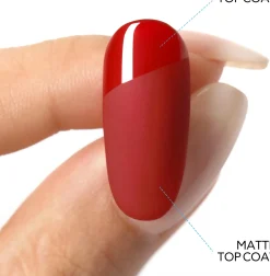 Bluesky Kynsimeikit Ja Kynsienhoito<No-wipe Matte Top Coat UV/LED kovetteinen matta geelipäällyslakka 10 ml