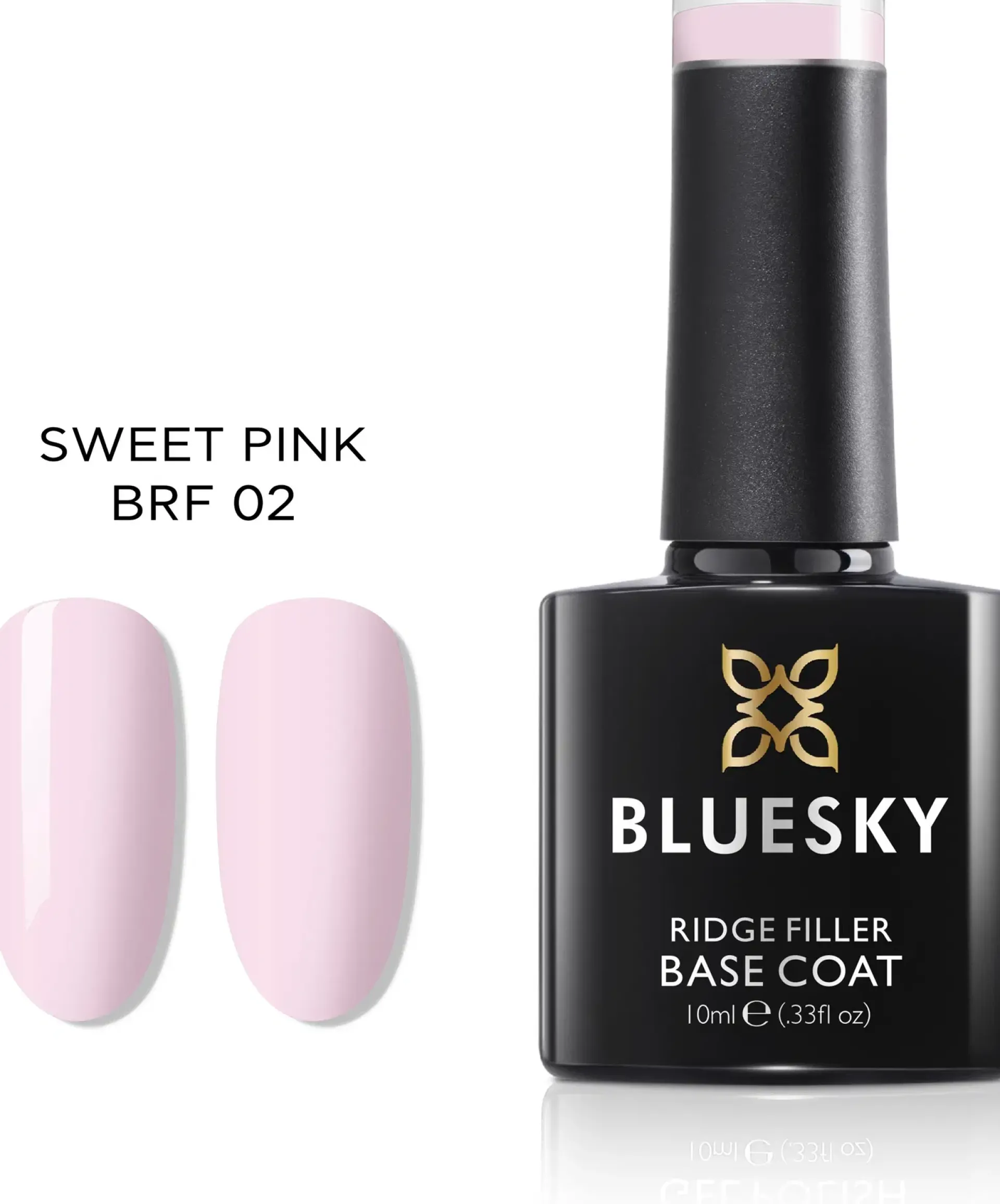 Bluesky Kynsimeikit Ja Kynsienhoito<Ridge Filler Base Coat UV/LED kovetteinen vahvistava geelialuslakka 10 ml