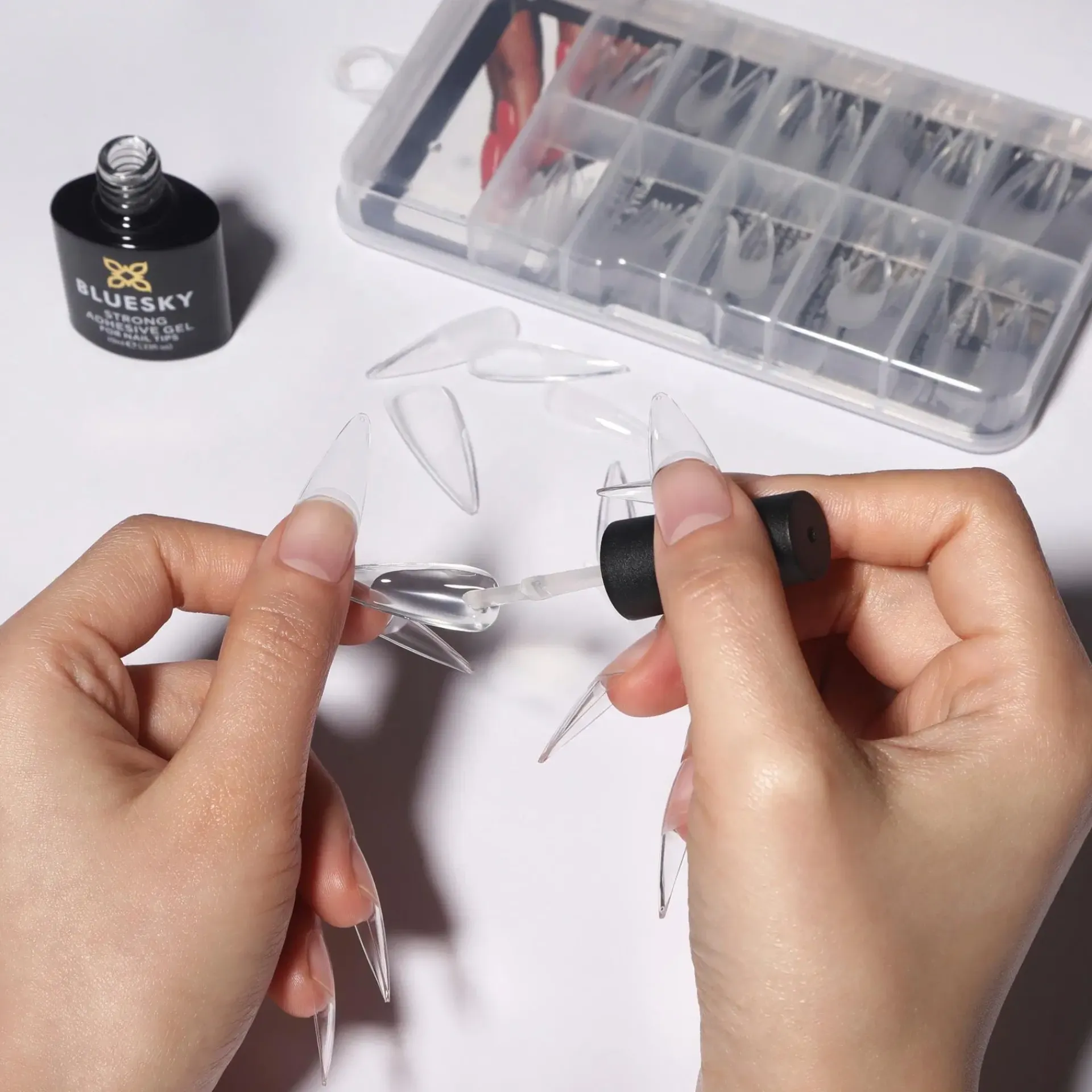 Bluesky Kynsimeikit Ja Kynsienhoito<Soft Gel Kokokynnen Tipit, Stiletto