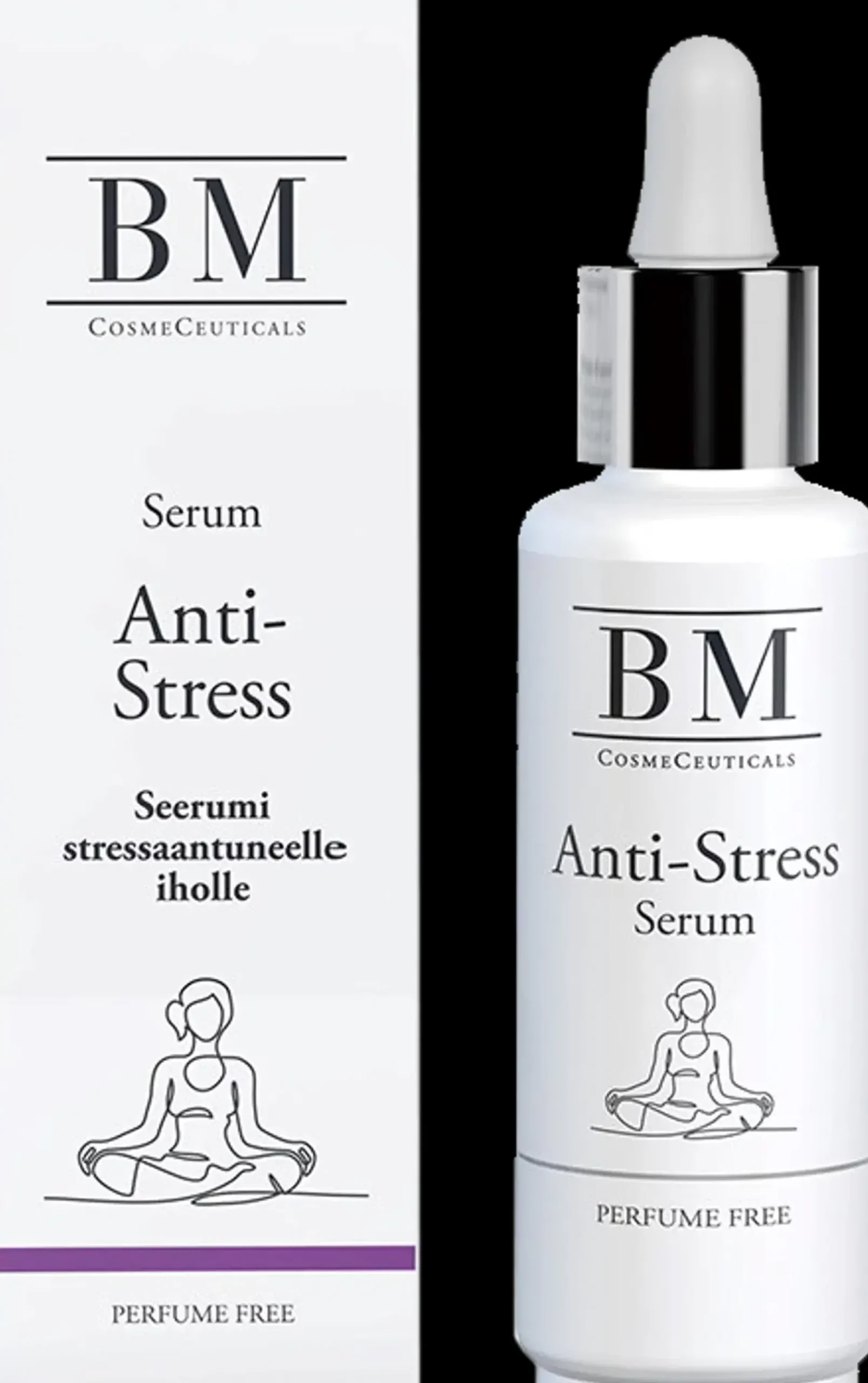 BM CosmeCeuticals Ihonhoidon Tehoaineet|Kasvojenhoito<BM anti-stress seerumi 30 ml
