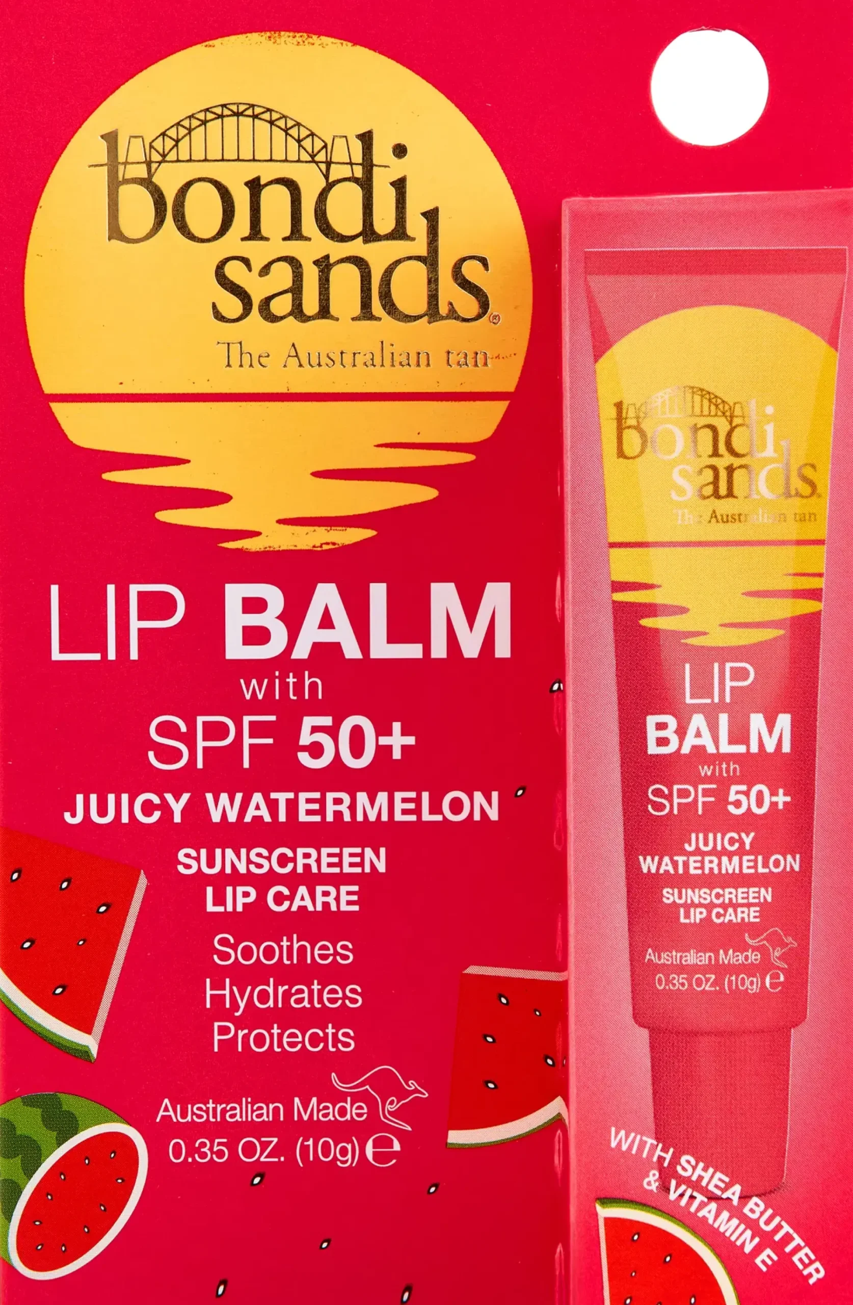 Bondi Sands Aurinkotuotteet<SPF 50+ Lip Balm Watermelon 10g