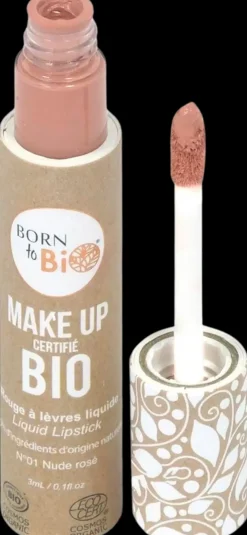 Born to Bio Huulimeikit<Organic Liquid Lipstick nestemäinen huulipuna 3ml