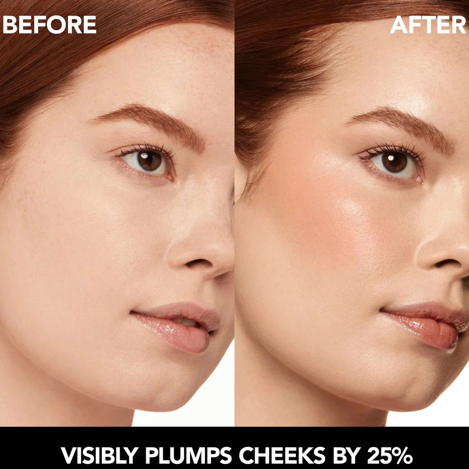 BUXOM Kasvomeikit<Plump Shot" Collagen Peptides Advance Plumping Blush voide-puuteriposkipuna 3,9 g