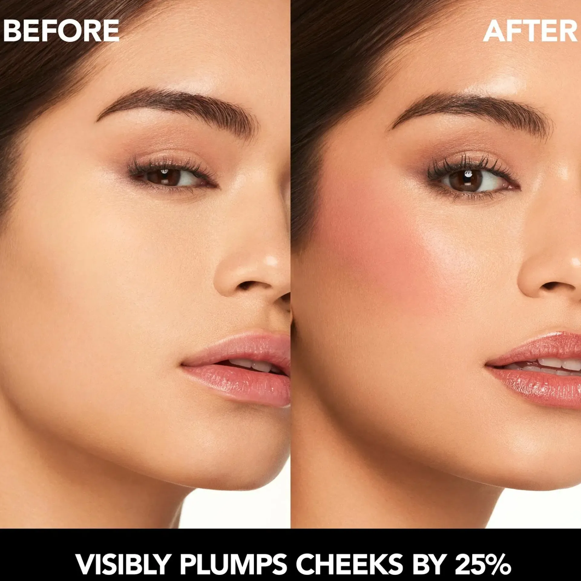 BUXOM Kasvomeikit<Plump Shot" Collagen Peptides Advance Plumping Blush voide-puuteriposkipuna 3,9 g