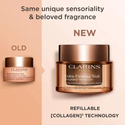 Clarins Kasvojenhoito<Extra-Firming Night cream all skin types refill yövoide täyttöpakkaus 50 ml