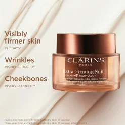 Clarins Kasvojenhoito<Extra-Firming Night cream dry skin refill yövoide täyttöpakkaus 50 ml
