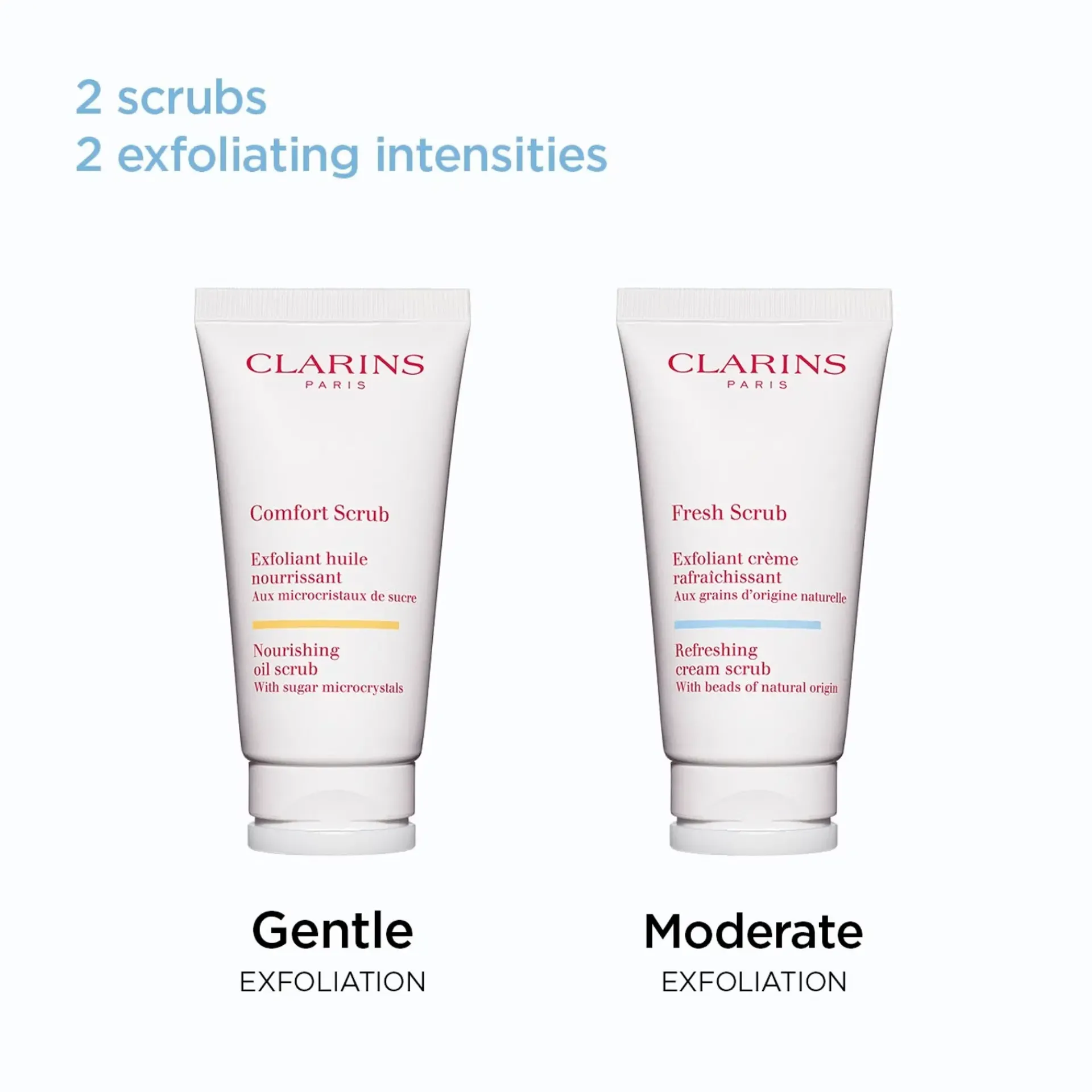 Clarins Kasvojenhoito<Fresh Scrub kasvokuorinta 50ml