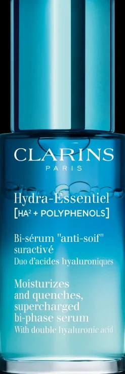 Clarins Kasvojenhoito<Hydra-Essentiel [HA2 + POLYPHENOLS] Supercharged Bi-phase Seerumi 30 ml