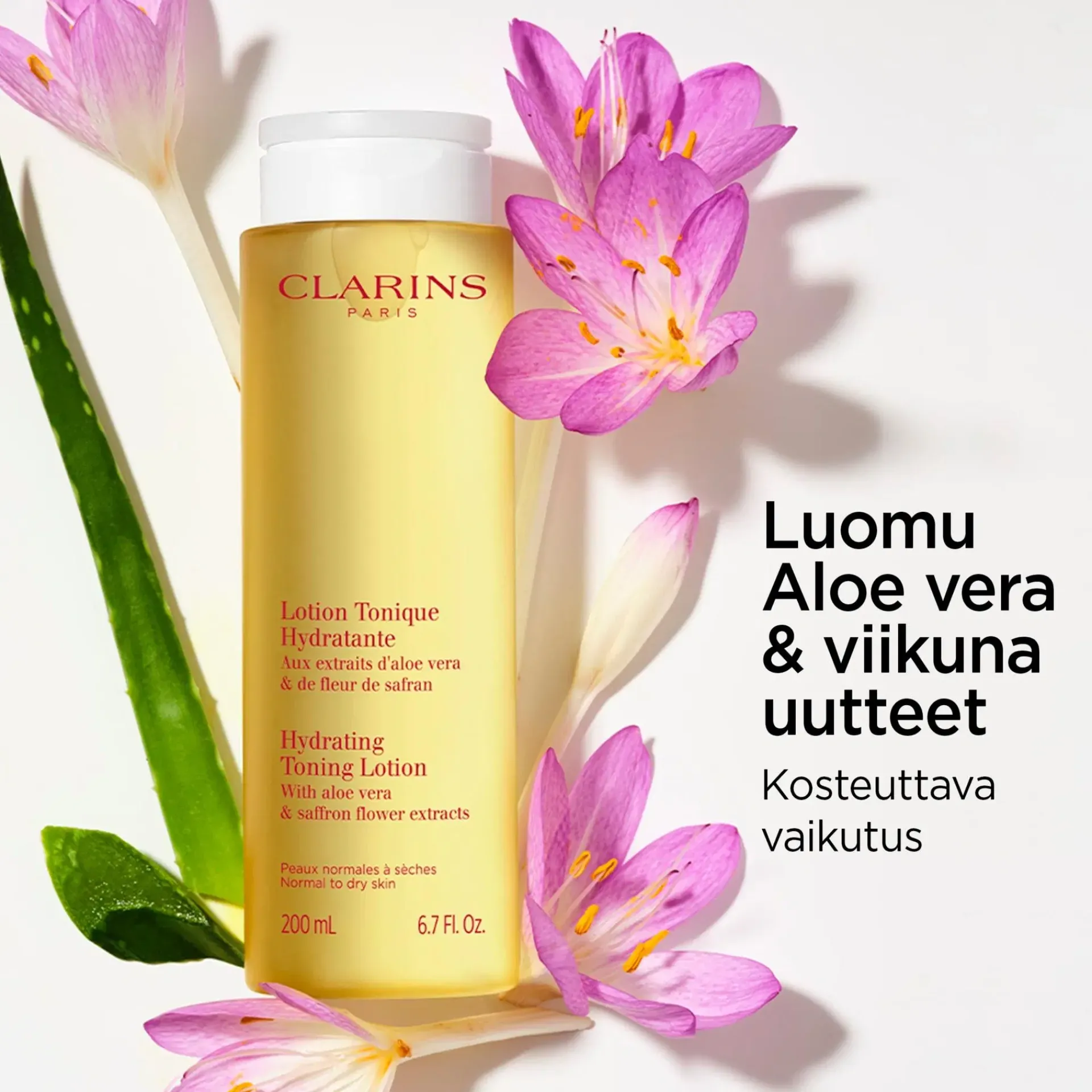 Clarins Kasvojenhoito<Hydrating Toning Lotion kosteuttava kasvovesi täyttöpakkaus 400 ml