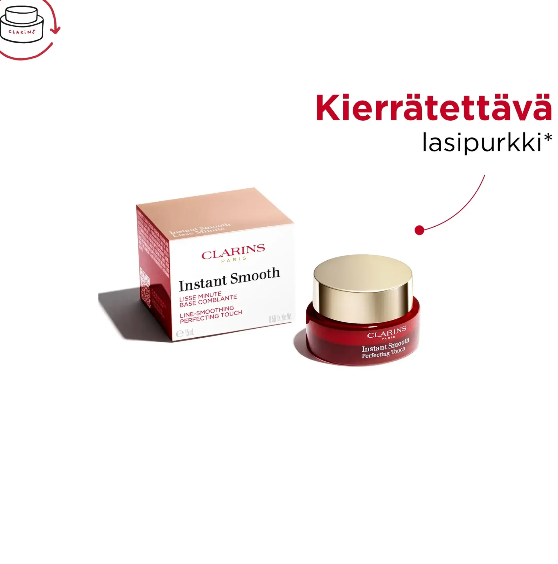 Clarins Kasvomeikit<Instant Smooth Perfecting Touch meikinpohjustusaine 15 ml