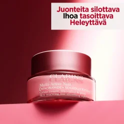 Clarins Kasvojenhoito<Multi-Active [NIACINAMIDE + SEA HOLLY EXTRACT] Night Cream Dry Skin yövoide 50 ml