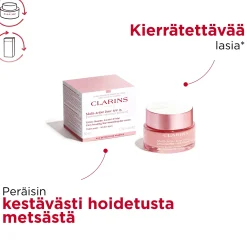Clarins Ihonhoidon Tehoaineet|Kasvojenhoito<Multi-Active [NIACINAMIDE + SEA HOLLY EXTRACT] Day Cream SPF 15 päivävoide 50 ml
