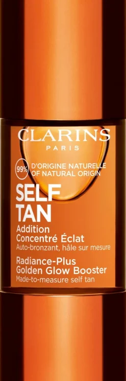Clarins Aurinkotuotteet<Self Tan Radiance-Plus Golden Glow Booster itseruskettava tiiviste kasvoille 15 ml