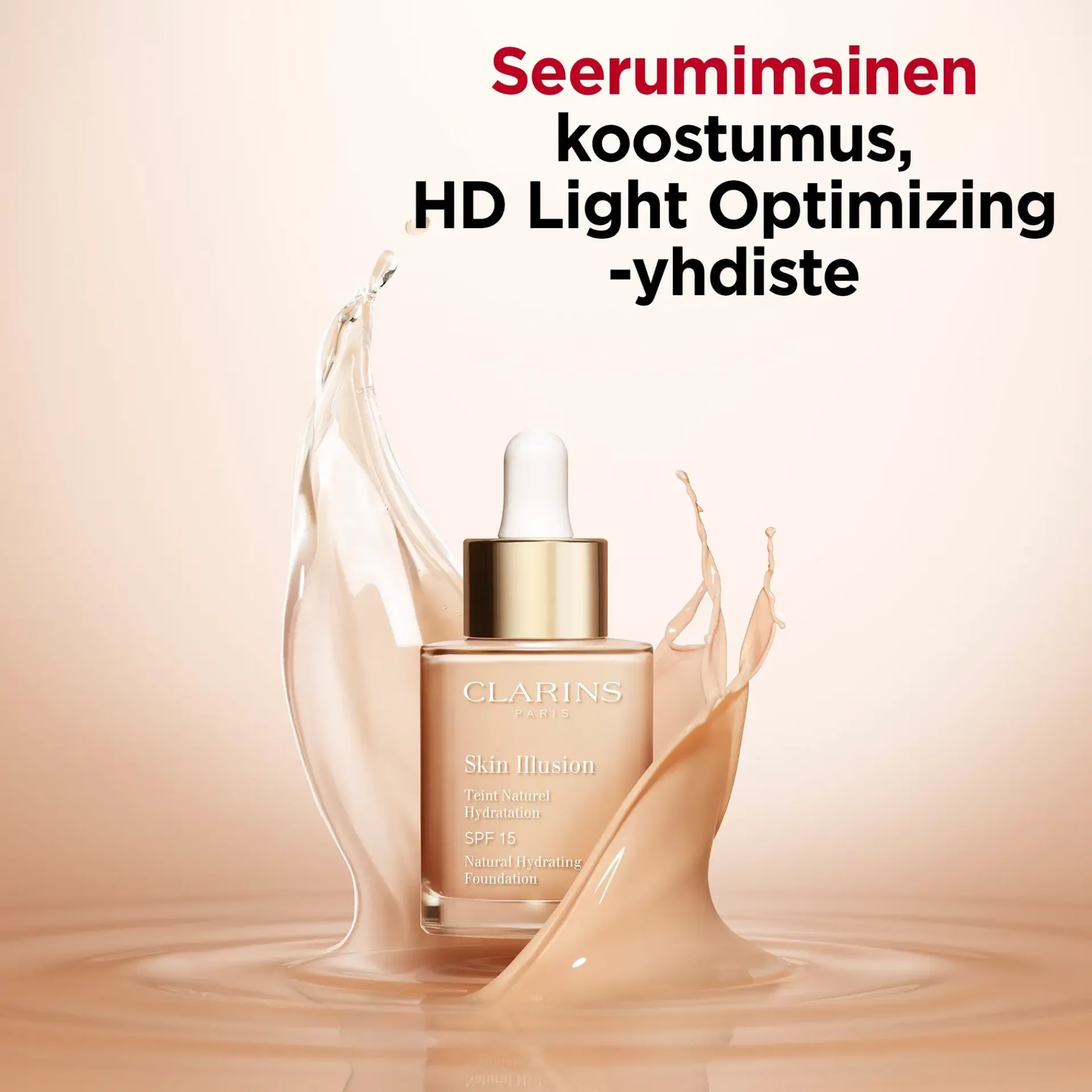 Clarins Kasvomeikit<Skin Illusion Foundation SPF 15 meikkivoide 30 ml