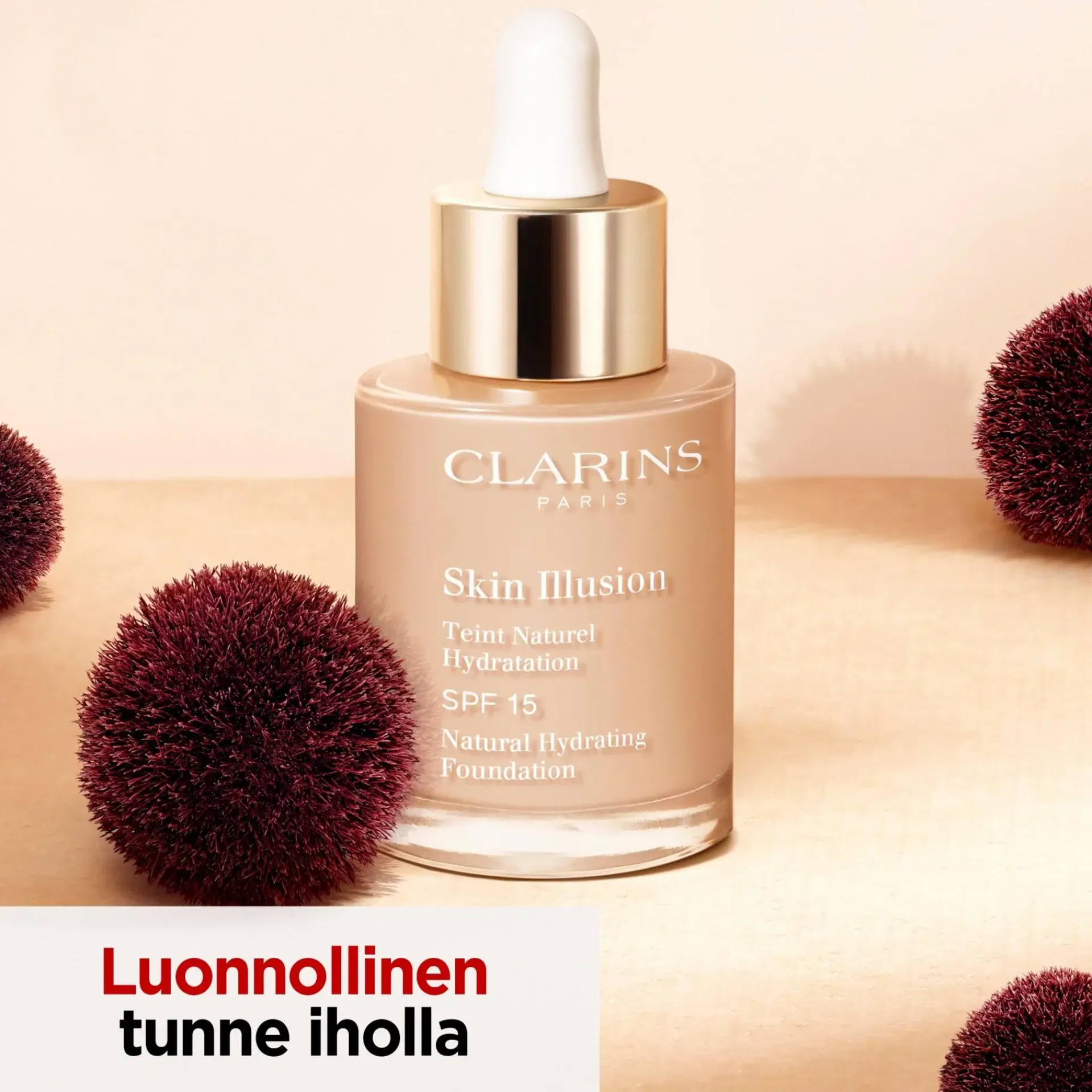 Clarins Kasvomeikit<Skin Illusion Foundation SPF 15 meikkivoide 30 ml