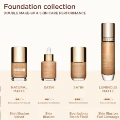 Clarins Kasvomeikit<Skin Illusion Full Coverage Foundation meikkivoide 30 ml