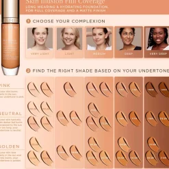 Clarins Kasvomeikit<Skin Illusion Full Coverage Foundation meikkivoide 30 ml