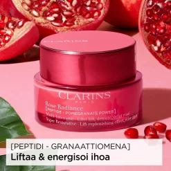 Clarins Kasvojenhoito<Super Restorative Rose Radiance Cream päivävoide 50 ml