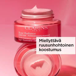 Clarins Kasvojenhoito<Super Restorative Rose Radiance Cream päivävoide 50 ml