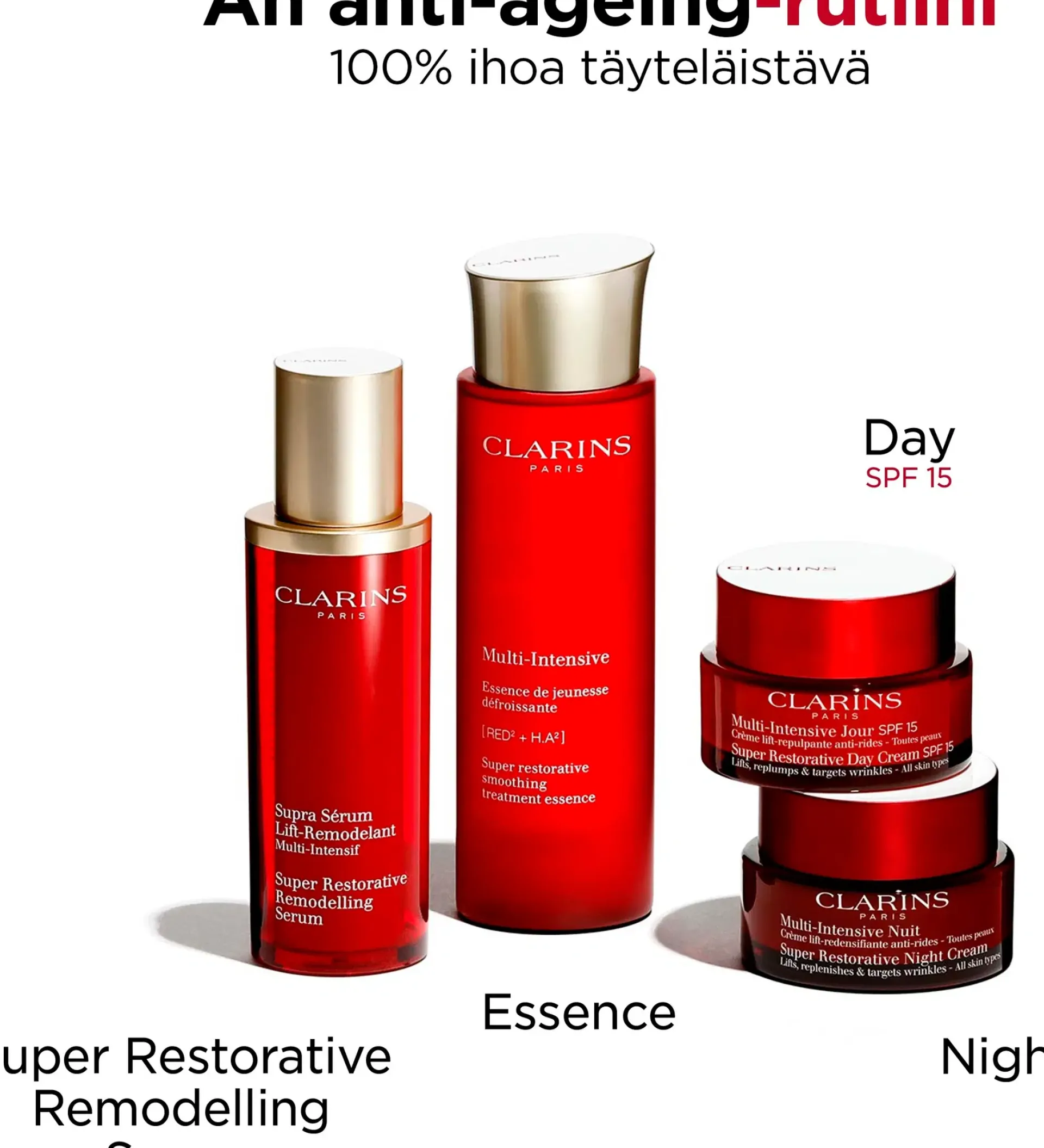 Clarins Kasvojenhoito<Super Restorative Day Cream SPF 15 päivävoide 50 ml
