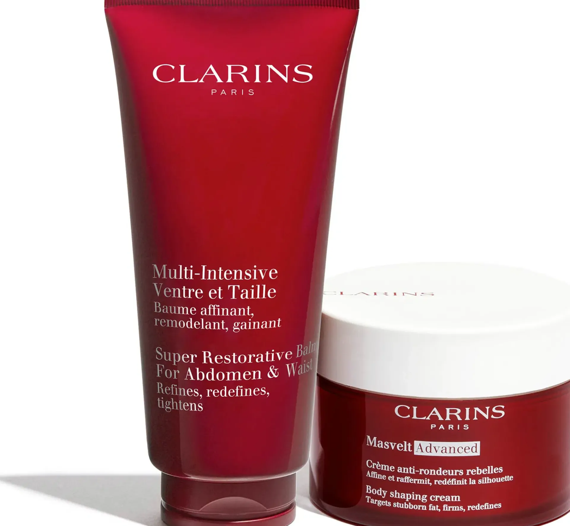 Clarins Vartalonhoito|Kylmägeelit Ja Hoitosalvat<Super Restorative Balm for abdomen & waist kiinteyttävä vartalovoide 200 ml