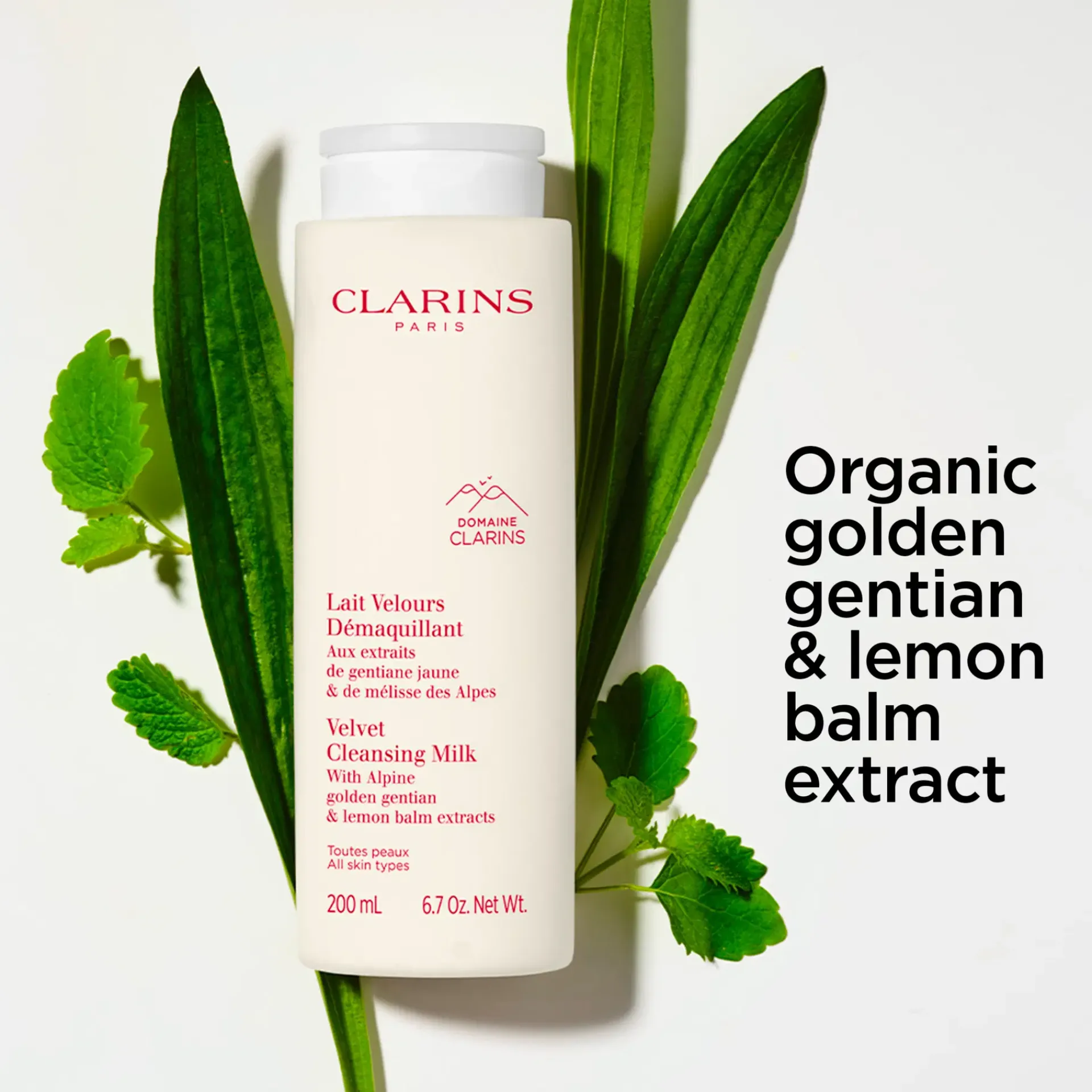 Clarins Kasvojenhoito<Velvet Cleansing Milk puhdistusemulsio 400 ml