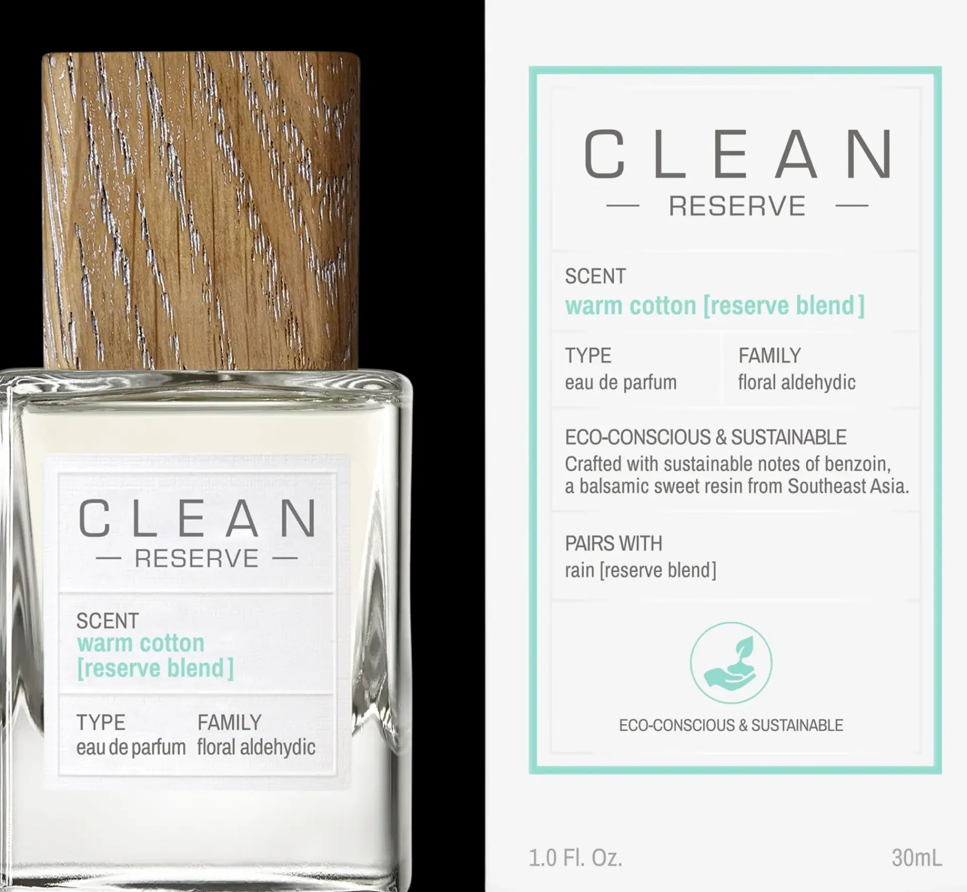 CLEAN Hajuvedet<Reserve Warm Cotton Eau de Parfum 30 ml