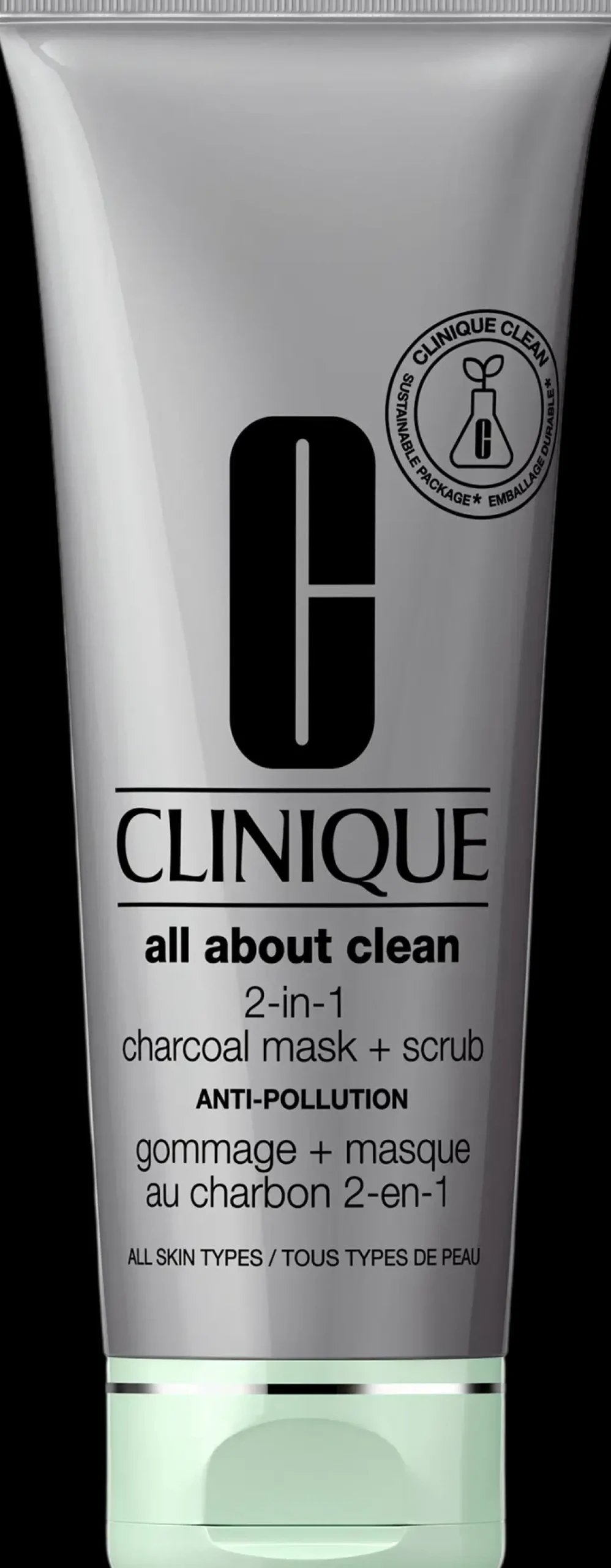 Clinique Hajusteettomat Ihonhoidon Tuotteet|Kasvojenhoito<All About Clean 2-in-1 Charcoal Mask + Scrub kasvonaamio 100 ml