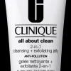 Clinique Hajusteettomat Ihonhoidon Tuotteet|Kasvojenhoito<All About Clean 2-in-1 Detoxifying Jelly Cleanser + Exfoliator Anti-Pollution puhdistusaine 150 ml