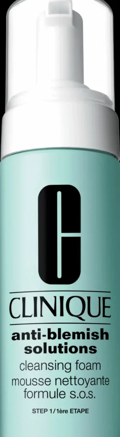 Clinique Hajusteettomat Ihonhoidon Tuotteet|Kasvojenhoito<Anti-Blemish Solutions Cleansing Foam puhdistusvaahto 125 ml
