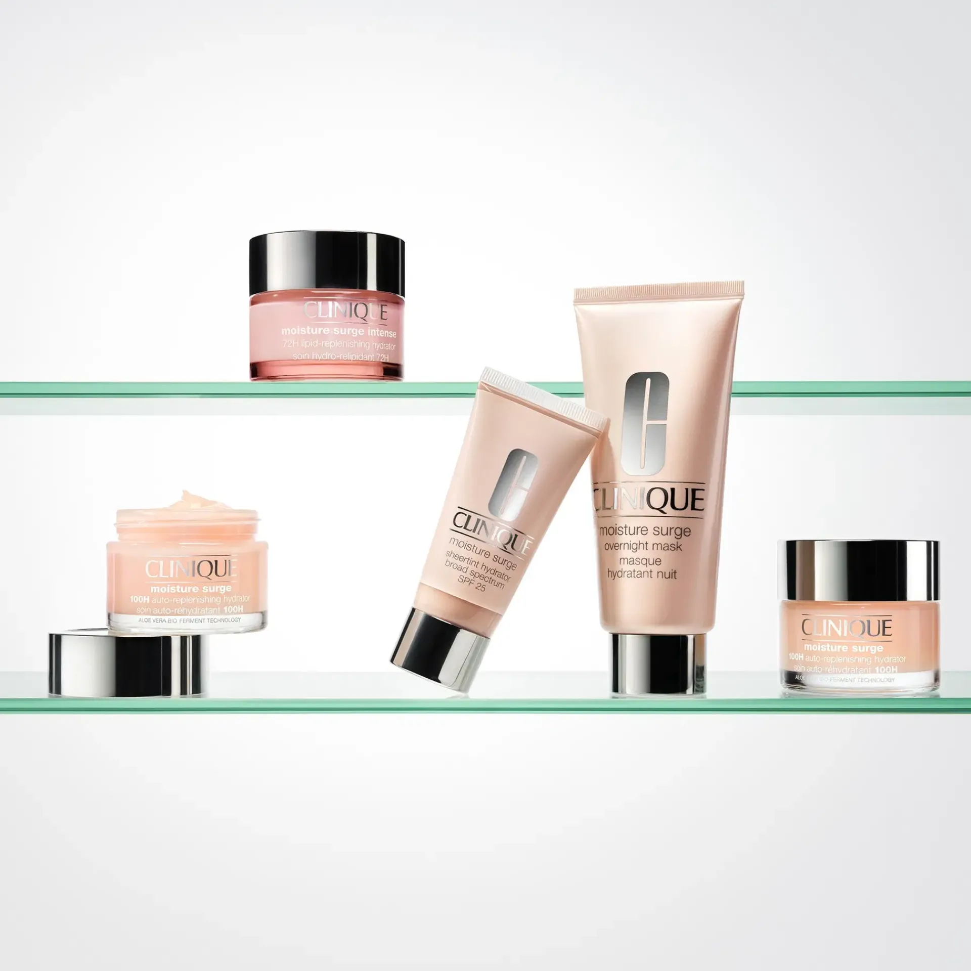 Clinique Ihonhoidon Tehoaineet|Kasvojenhoito<Moisture Surge 100H Auto-Replenishing Hydrator kasvovoide 50 ml