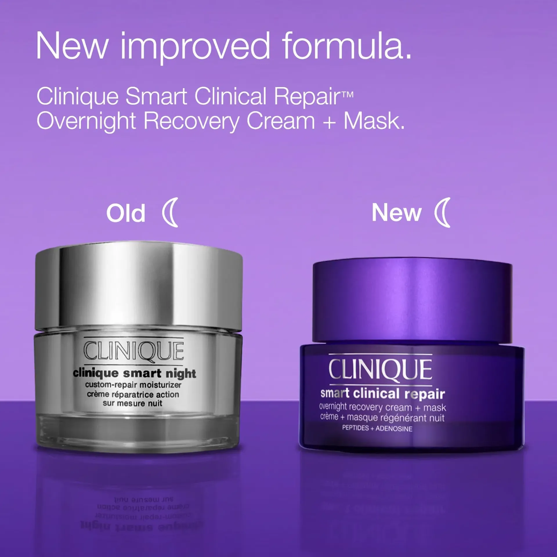Clinique Kasvojenhoito<Smart Clinical Repair Overnight Recovery Cream and Mask yövoide 50 ml