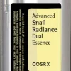 COSRX Korealainen Ihonhoito|Hajusteettomat Ihonhoidon Tuotteet<Advanced Snail Radiance Dual Essence- hoitoneste 80 ml