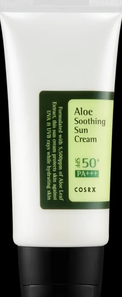 COSRX Korealainen Ihonhoito|Aurinkotuotteet<Aloe Soothing Sun Cream SPF50+ 50 ml- Aurinkovoide