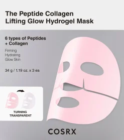 COSRX Kasvojenhoito<Peptide Collagen Lifting Glow Hydrogel Mask_3ea
