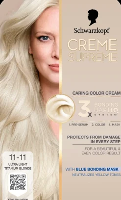 Creme Supreme Hiusvärit<11-11 Erittäin Kirkas Titaaninvaalea